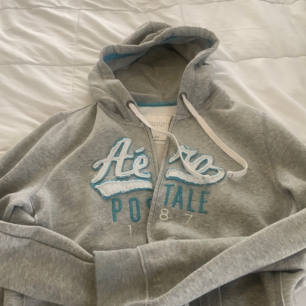 Aeropostale gray hoodie